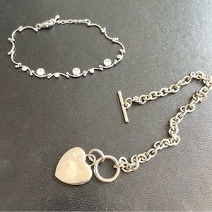 Vintage silver bracelets